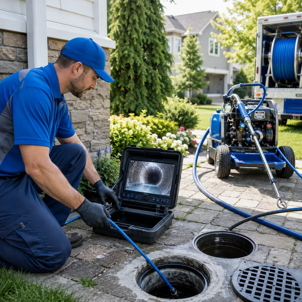 Outdoor drain cleaning professionals serving Marriottsville, MD
